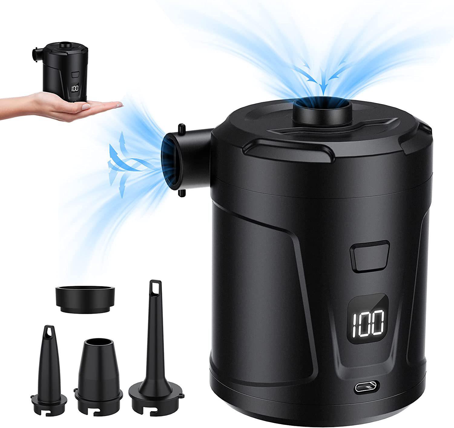 Portable Car-Mounted Electric Inflatable Pump for Camping чорний
Portable Car-Mounted Electric Inflatable Pump for Camping чорний