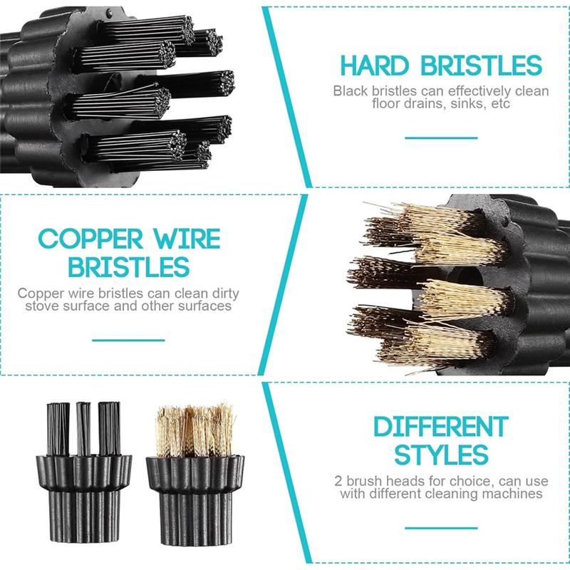 24PCS Steam Mop Brush Set, M8 Hairbrush & Copper Stainless Steel Wire Brush For Versatile Cleaning
24PCS Steam Mop Brush Set, M8 Hairbrush & Copper Stainless Steel Wire Brush For Versatile Cleaning