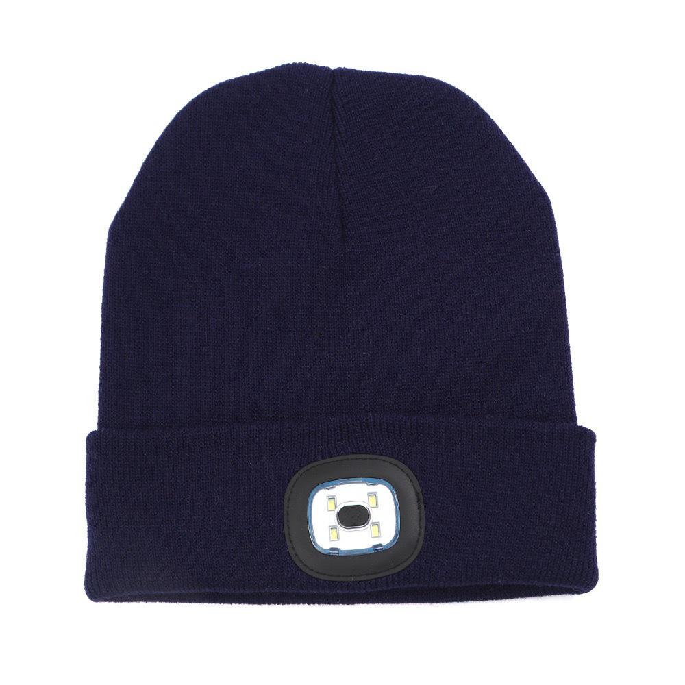 Трансграничная перезаряжаемая светодиодная шляпа: Теплая вязка для велоспорта на открытом воздухе и ночной рыбалки, съемная и моющаяся. One Size темно-синий
Трансграничная перезаряжаемая светодиодная шляпа: Теплая вязка для велоспорта на открытом воздухе и ночной рыбалки, съемная и моющаяся. One Size темно-синий