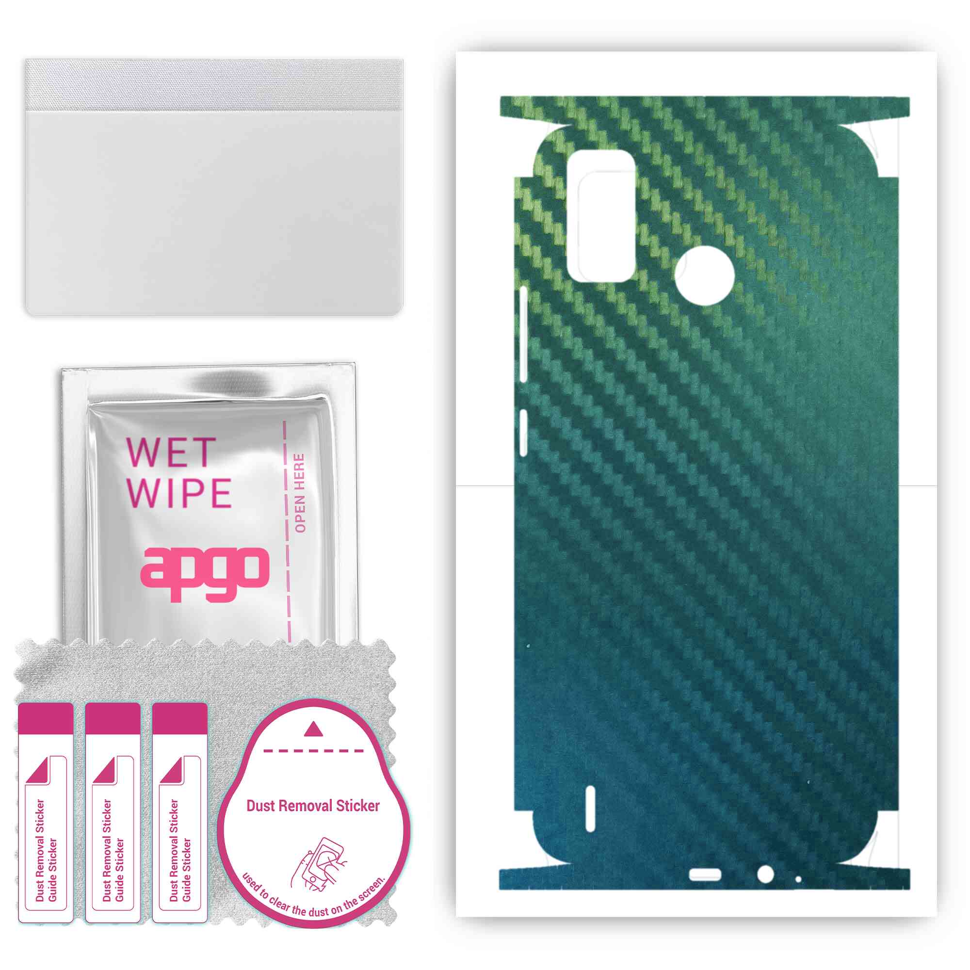 apgo Protective Skin Sticker for the back+sides compatible with Tecno Spark 6 Go, Full Wrap Film, Foil, Vinyl - Pattern Carbon Chameleon CAKA1
apgo Protective Skin Sticker for the back+sides compatible with Tecno Spark 6 Go, Full Wrap Film, Foil, Vinyl - Pattern Carbon Chameleon CAKA1