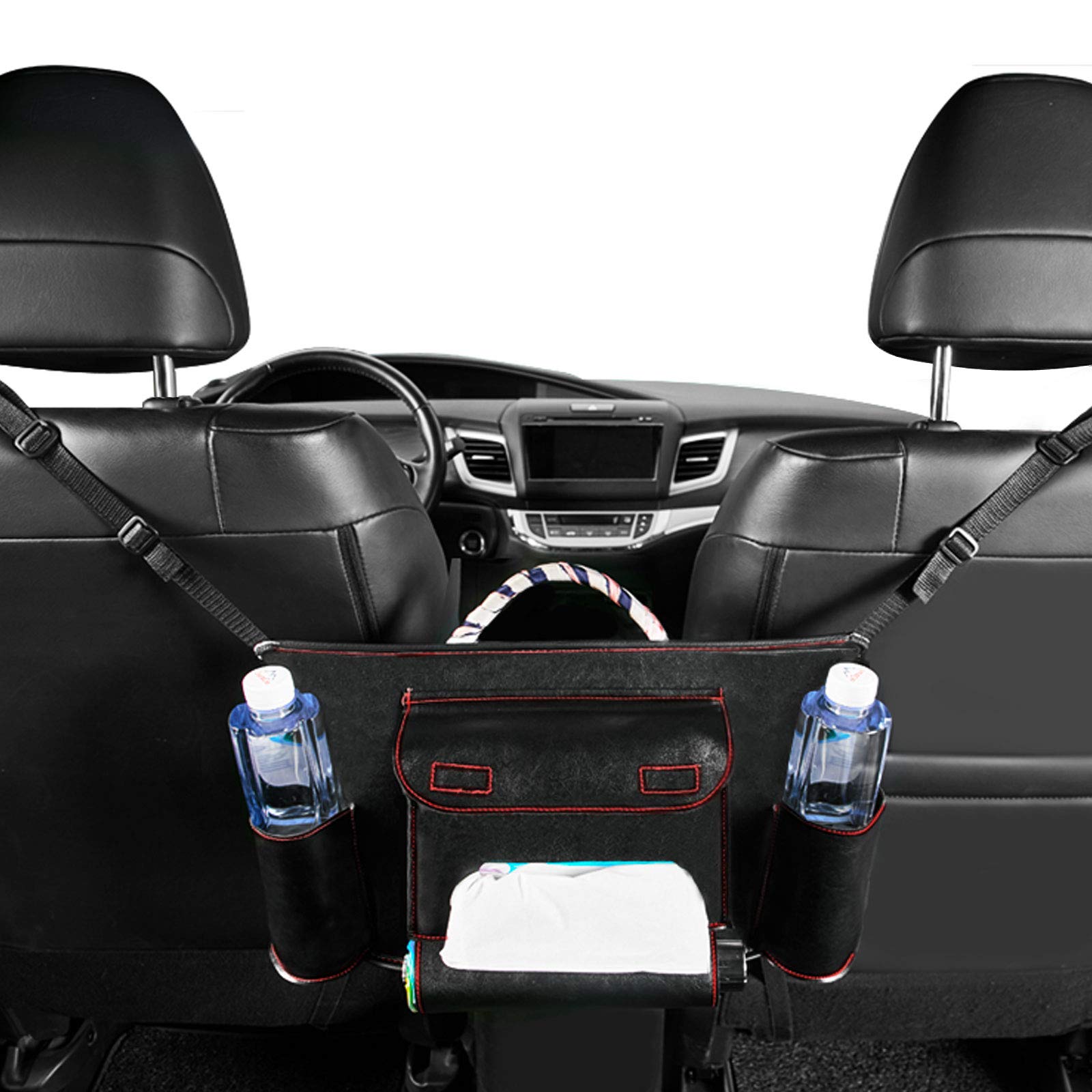 MOREFULLS Car Storage PU Car Car Small Car Storage Large Front Seat Easy Car Camping Gap Black with Red Thread Pocket, Leather, Stylish,
MOREFULLS Car Storage PU Car Car Small Car Storage Large Front Seat Easy Car Camping Gap Black with Red Thread Pocket, Leather, Stylish,