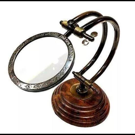 Латунь, схожа на антикварну лупу Морське збільшувальне скло ручної роботи, лупи, робочий стіл, декоративний стіл для читання карт на дерев’яній підставці~подарунок M коричневий
Латунь, схожа на антикварну лупу Морське збільшувальне скло ручної роботи, лупи, робочий стіл, декоративний стіл для читання карт на дерев’яній підставці~подарунок M коричневий