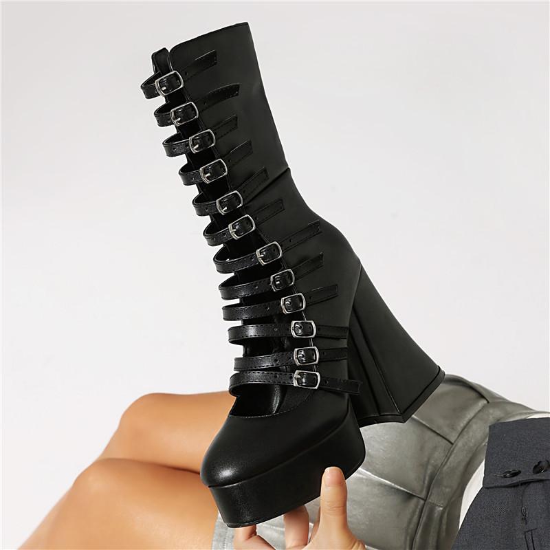 Women s high-heeled cool boots spring and summer new sexy European and American style waterproof table thick-heeled large-size Roman boots 43 білий
Women s high-heeled cool boots spring and summer new sexy European and American style waterproof table thick-heeled large-size Roman boots 43 білий