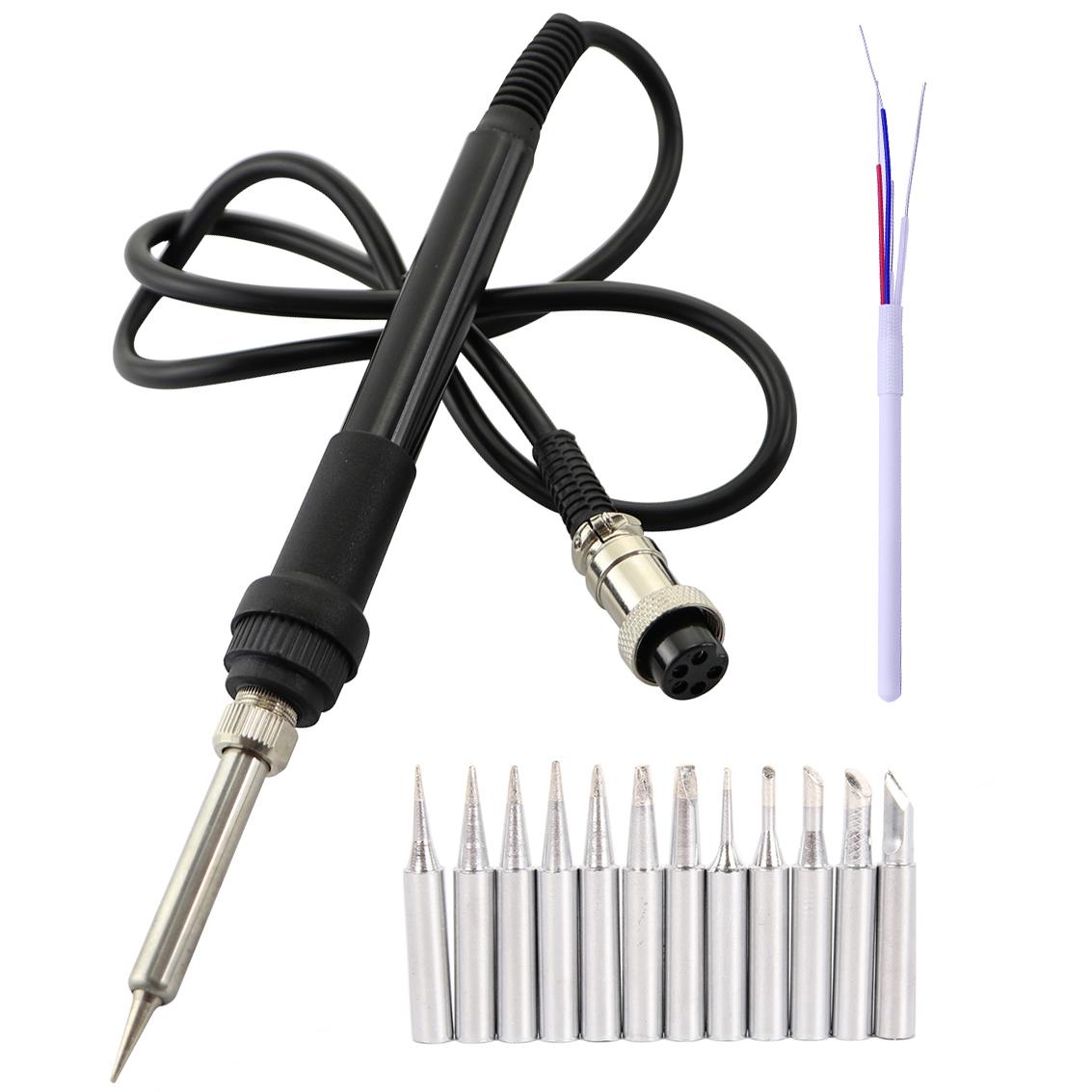 Soldering Iron Handle For HAKKO 907 936 937 Soldering Station with 10pcs Solder Iron Tips 1pcs A1322 Ceramic Heater High Quality
Soldering Iron Handle For HAKKO 907 936 937 Soldering Station with 10pcs Solder Iron Tips 1pcs A1322 Ceramic Heater High Quality