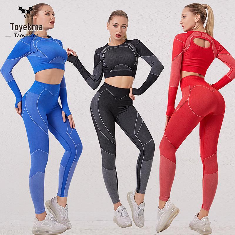 Women s Seamless Polka Dot Two-Piece Fitness Set: Long Sleeve Top & High Waist Pants for Running and Yoga Medium
Women s Seamless Polka Dot Two-Piece Fitness Set: Long Sleeve Top & High Waist Pants for Running and Yoga Medium