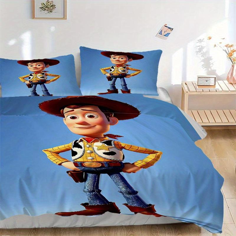 3pcs Cute Woody Toy Story Quilt Cover Set - Soft and Cozy Bedroom, Guest Room and Dorm Decorative Bedding 3-Piece Set 1 Quilt Cover + 2 Pillow Sh 135x200cm
3pcs Cute Woody Toy Story Quilt Cover Set - Soft and Cozy Bedroom, Guest Room and Dorm Decorative Bedding 3-Piece Set 1 Quilt Cover + 2 Pillow Sh 135x200cm
