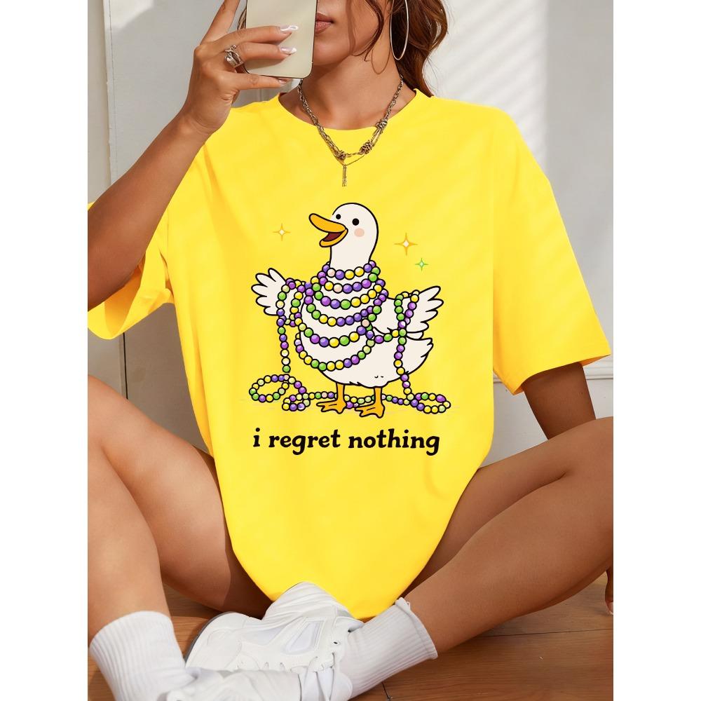 Happy Carnivals Funny Goose Print Womens T Shirts Loose T-Shirt Casual Soft Short Sleeve Cotton Summer Streetwear 3XL
Happy Carnivals Funny Goose Print Womens T Shirts Loose T-Shirt Casual Soft Short Sleeve Cotton Summer Streetwear 3XL