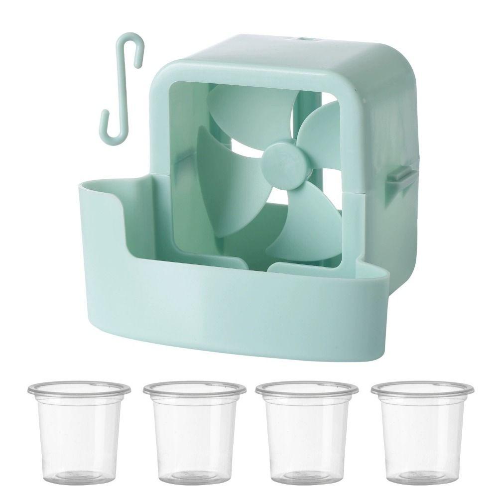Quickly Cooling Electric Fans Ice Cube Holder With Hanging Hook Small Fans Kitchen синій
Quickly Cooling Electric Fans Ice Cube Holder With Hanging Hook Small Fans Kitchen синій