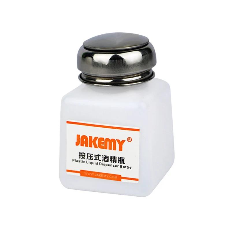 JAKEMY 120/180ML Portable Plastic Liquid Dispenser Bottle for Mobile Phone Repair JM-Z11 JM-Z10 Alcohol Pumping Empty Bottle
JAKEMY 120/180ML Portable Plastic Liquid Dispenser Bottle for Mobile Phone Repair JM-Z11 JM-Z10 Alcohol Pumping Empty Bottle