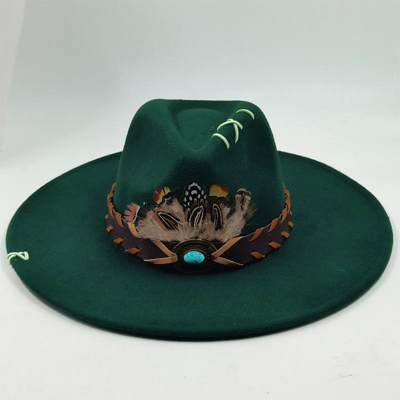 9.5 cm Wide Brim Suede hat for Men women Feather Fedoras flat hat Jazz hat felt hat Gentlemen Top hats fedora sombrero hombre 56-58
9.5 cm Wide Brim Suede hat for Men women Feather Fedoras flat hat Jazz hat felt hat Gentlemen Top hats fedora sombrero hombre 56-58