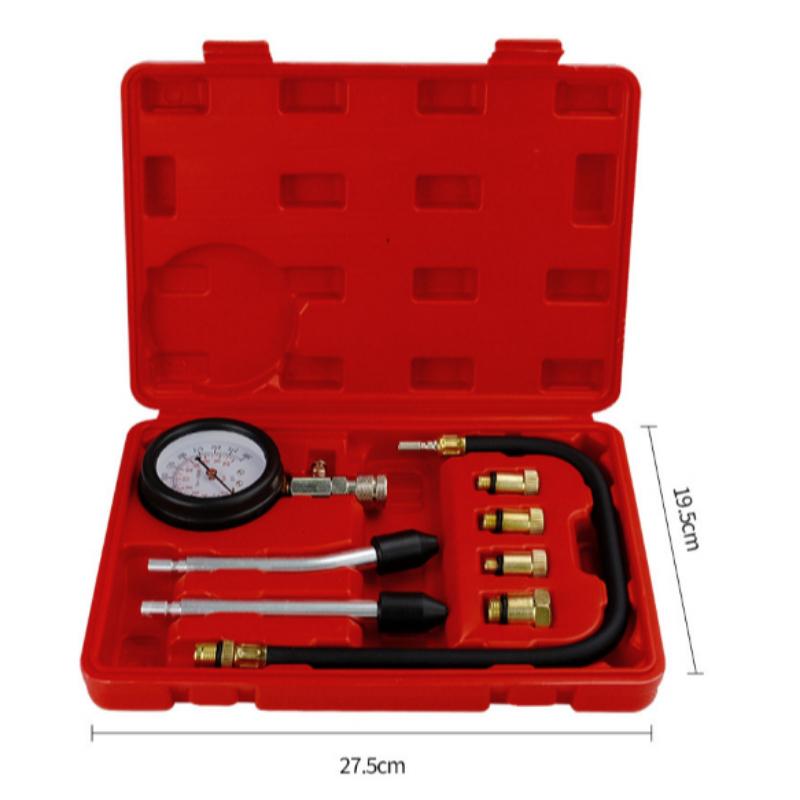 Automobile and motorcycle pointer type quick detection cylinder pressure gauge, 8pcs/9pcs cylinder pressure gauge detection tool
Automobile and motorcycle pointer type quick detection cylinder pressure gauge, 8pcs/9pcs cylinder pressure gauge detection tool