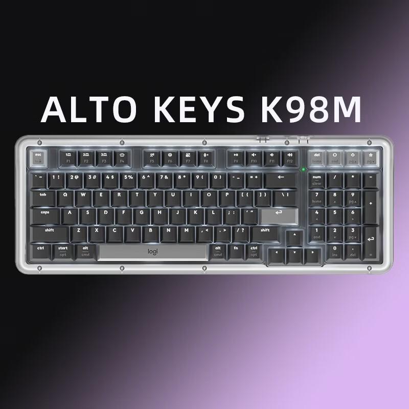 Logitech ALTO KEYS K98M Amber Series Wireless Mechanical Keyboard
Logitech ALTO KEYS K98M Amber Series Wireless Mechanical Keyboard