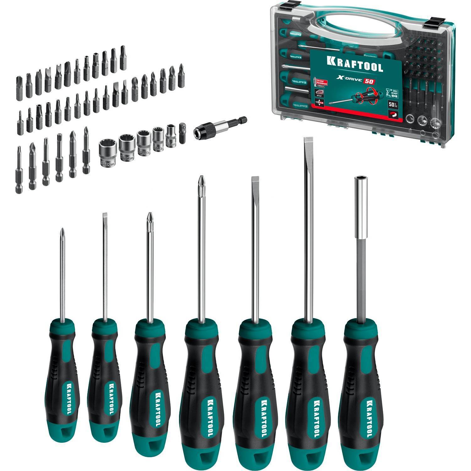 Набор отверток Kraftool 25815
Набор отверток Kraftool 25815