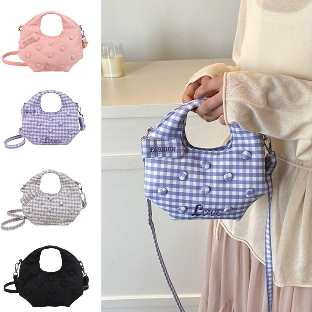 Nylon Cookie Design Handbag Korean Style Girly Commuting Bag Crossbody Shoulder Bag Shopping сірий
Nylon Cookie Design Handbag Korean Style Girly Commuting Bag Crossbody Shoulder Bag Shopping сірий