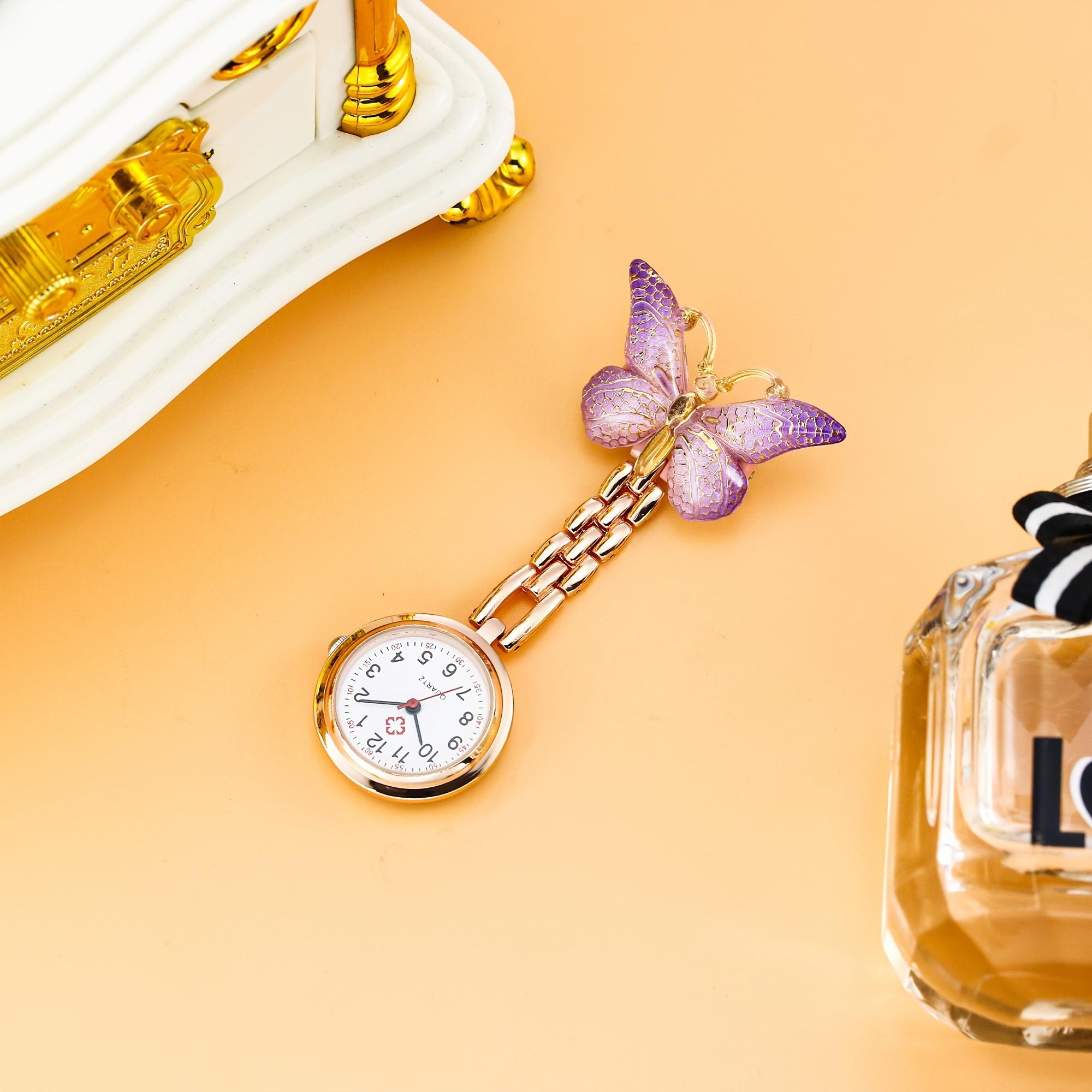 1PC Cute Butterfly shaped Nurse Watch Student Fashion Watch Skill Exam Form Competition Timing Table Pin Table фіолетовий
1PC Cute Butterfly shaped Nurse Watch Student Fashion Watch Skill Exam Form Competition Timing Table Pin Table фіолетовий