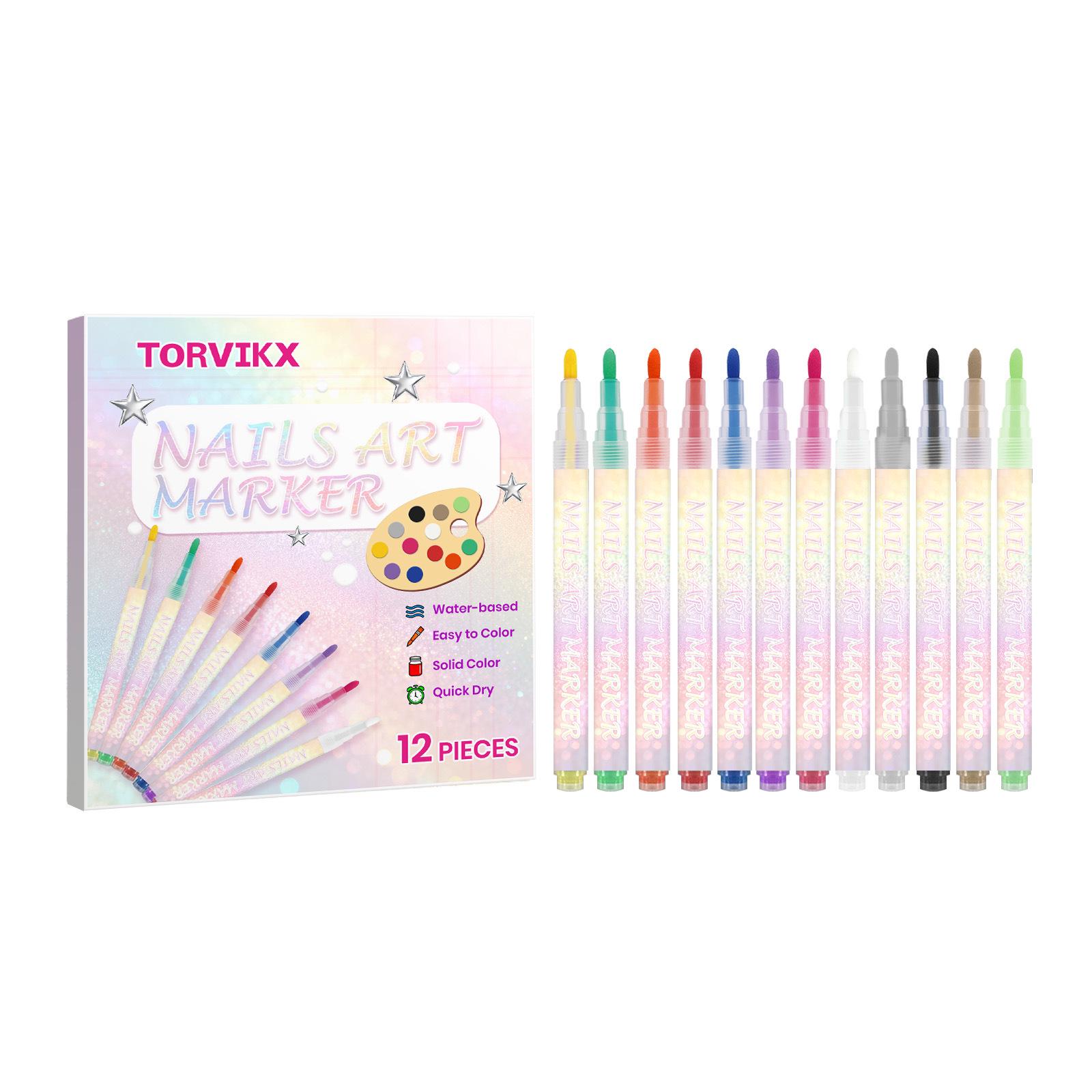 TORVIKX Multicolor DIY Nail Art Pen - Easy, Smudge-Resistant, Versatile for Any Occasion
TORVIKX Multicolor DIY Nail Art Pen - Easy, Smudge-Resistant, Versatile for Any Occasion