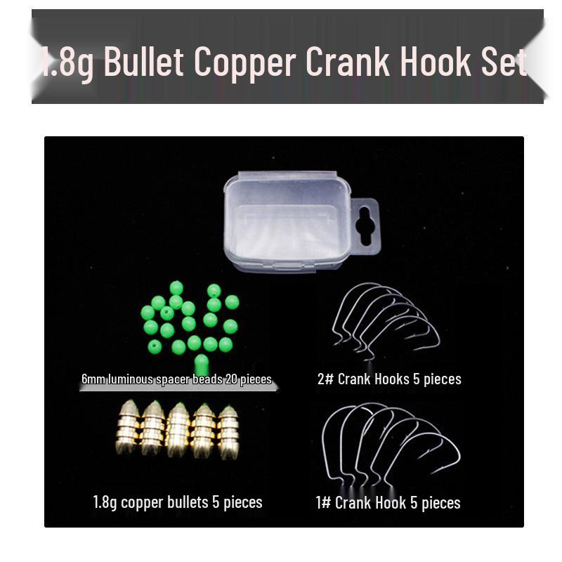 Luminous Fishing Rig Set with Copper Crank Hooks & Enhanced Swivels
Luminous Fishing Rig Set with Copper Crank Hooks & Enhanced Swivels