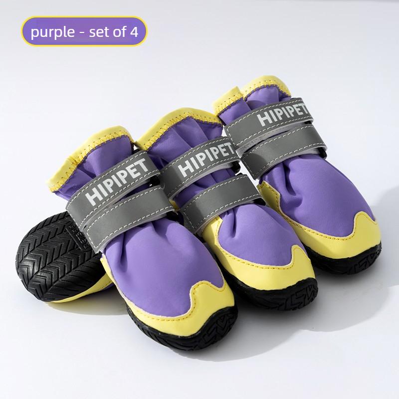 Dog Shoes Winter Thickened Plush Snow Boots Dog Cotton Rubber Dog Boots Reflective Strip Double Layered Straps Puppies Shoes 1 фіолетовий
Dog Shoes Winter Thickened Plush Snow Boots Dog Cotton Rubber Dog Boots Reflective Strip Double Layered Straps Puppies Shoes 1 фіолетовий
