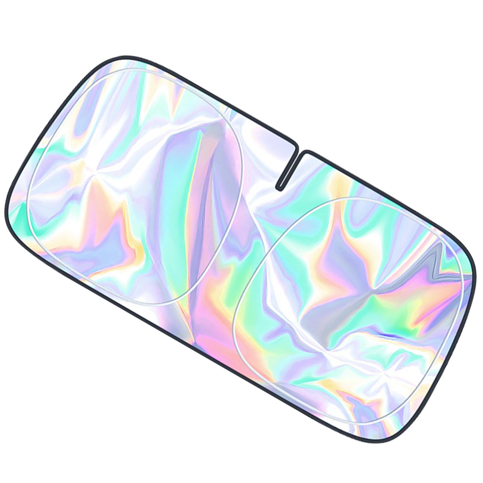 Colorful Hologram Foils,Front Windshield Sun Shade,Folding Auto Sunshade Shielding Cover for Car Truck SUV small
Colorful Hologram Foils,Front Windshield Sun Shade,Folding Auto Sunshade Shielding Cover for Car Truck SUV small