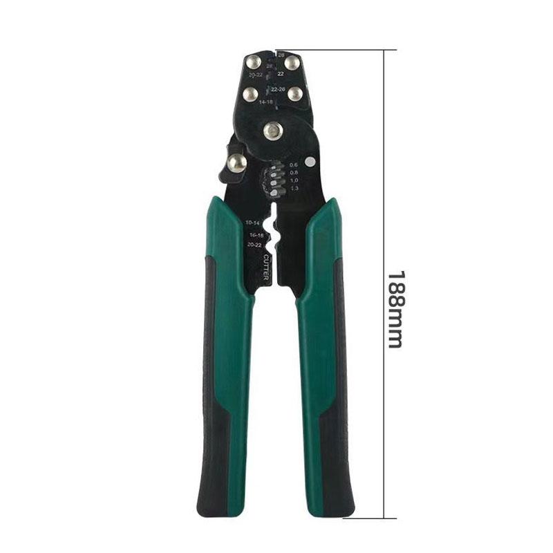1/2pcs 4 in1 Multifunctional Crimping Terminal Pliers Wire Stripper Wire Cutter Terminal Pliers Wiring Accessories Hand Tool
1/2pcs 4 in1 Multifunctional Crimping Terminal Pliers Wire Stripper Wire Cutter Terminal Pliers Wiring Accessories Hand Tool