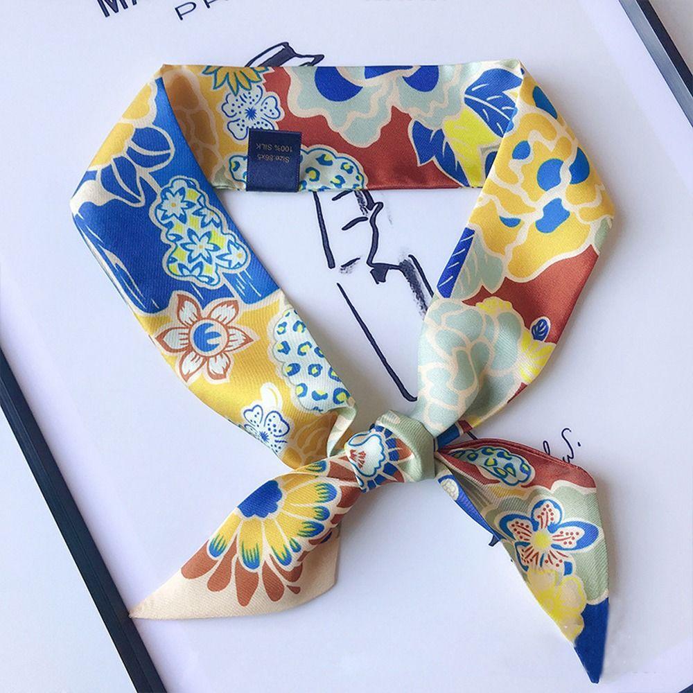 Scarf Korean Style Scarves Floral Satin Silk Scarf Hair Band Flower Printed Scarf Women Hair Ribbon
Scarf Korean Style Scarves Floral Satin Silk Scarf Hair Band Flower Printed Scarf Women Hair Ribbon