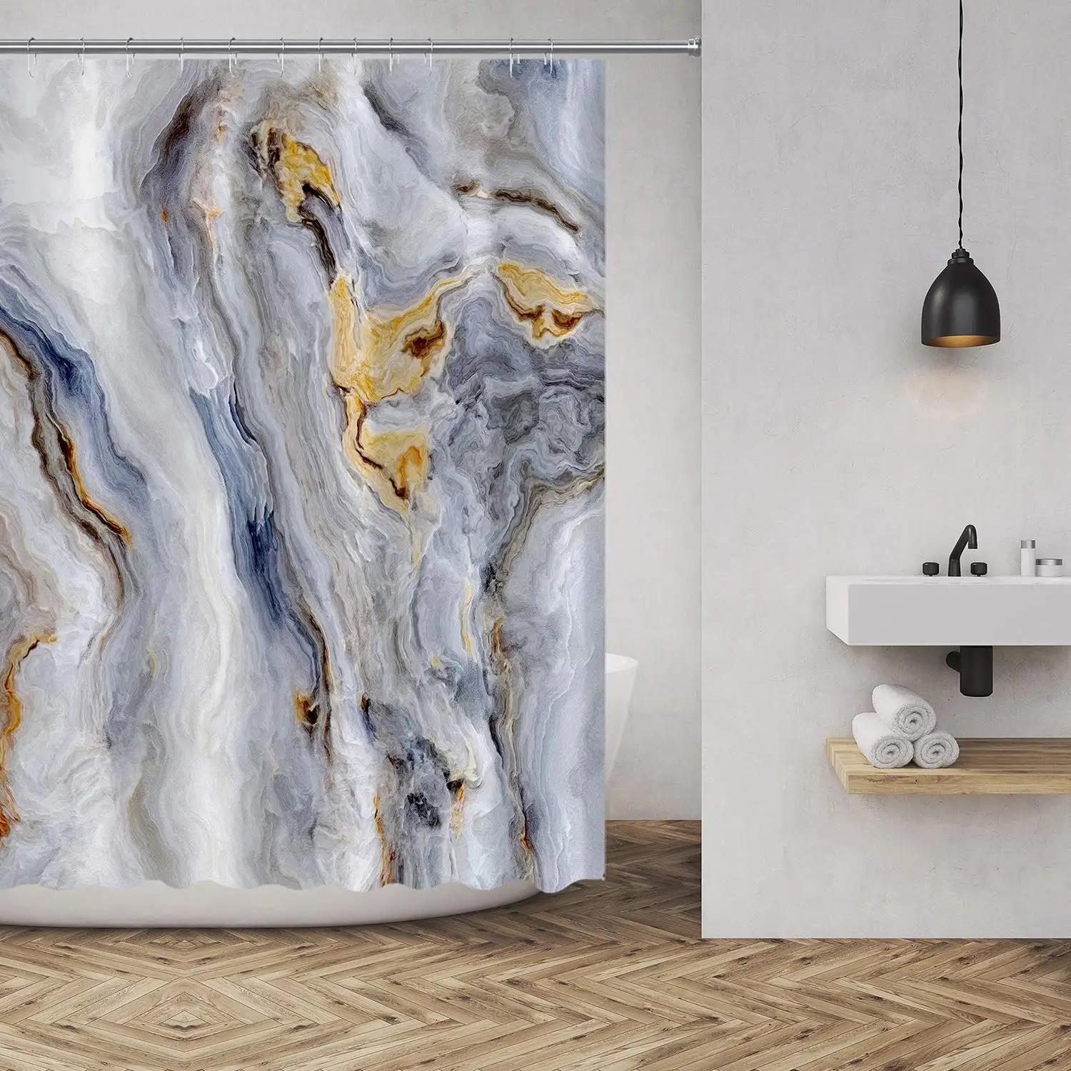 Marble Pattern Bath Curtain Waterproof Shower Curtains Geometric Bath Screen Printed Curtain With 12 Pcs Hooks For Bathroom Gift W60H190(CM)-1 Pcs
Marble Pattern Bath Curtain Waterproof Shower Curtains Geometric Bath Screen Printed Curtain With 12 Pcs Hooks For Bathroom Gift W60H190(CM)-1 Pcs