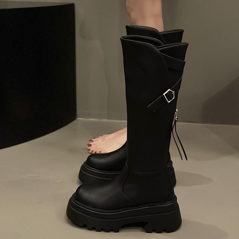 British style elastic versatile boots women s 2024 autumn and winter new Internet celebrity rear zipper thick-soled thin boots knight boots 35 чёрный
British style elastic versatile boots women s 2024 autumn and winter new Internet celebrity rear zipper thick-soled thin boots knight boots 35 чёрный