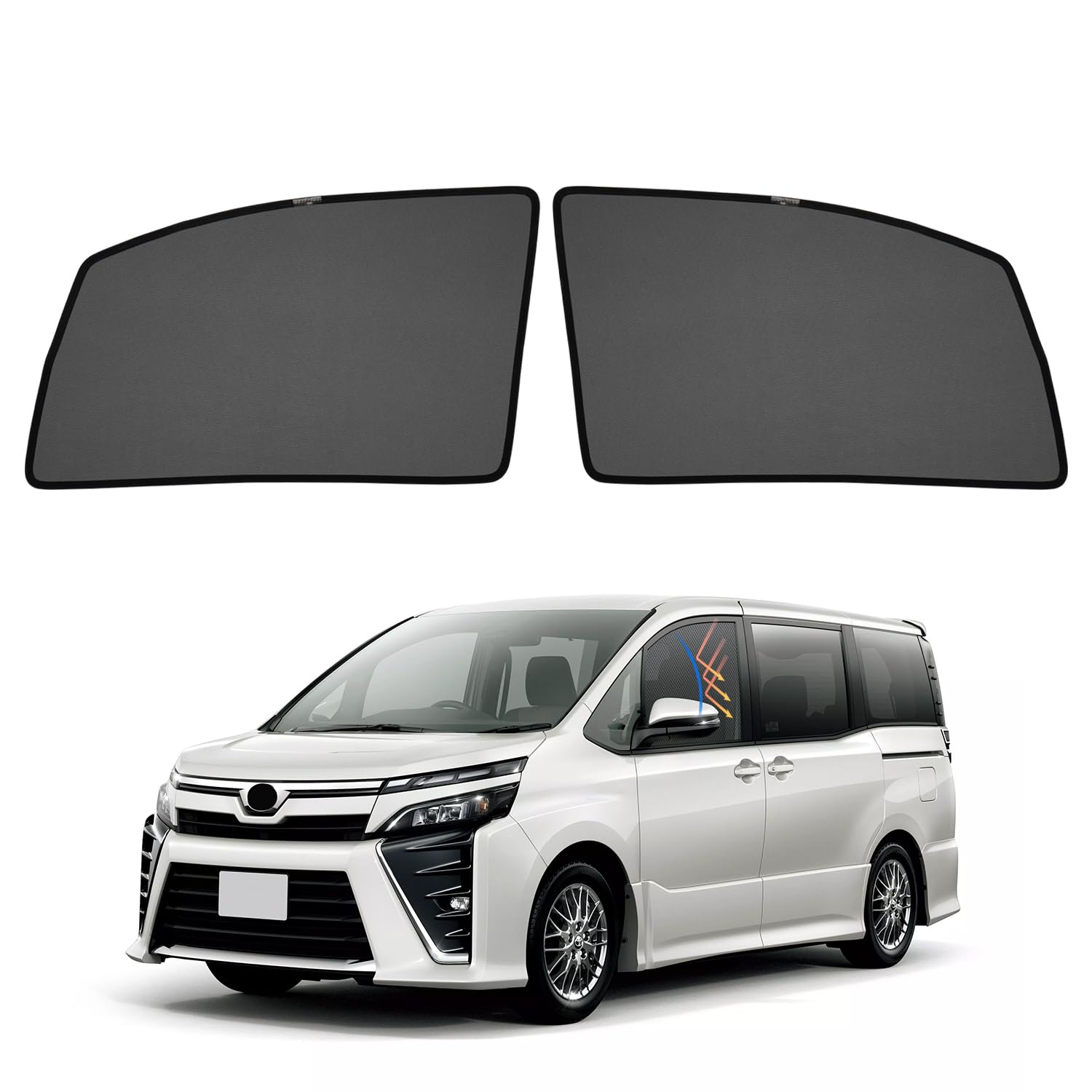 Cartist Toyota 80 Series Mesh Blackout Car Shades for VOXY NOAH 80 2014 UV Magnetic Easy Light Interior 2 Panels Voxy/Noah Curtains, Sunshades, чёрный
Cartist Toyota 80 Series Mesh Blackout Car Shades for VOXY NOAH 80 2014 UV Magnetic Easy Light Interior 2 Panels Voxy/Noah Curtains, Sunshades, чёрный