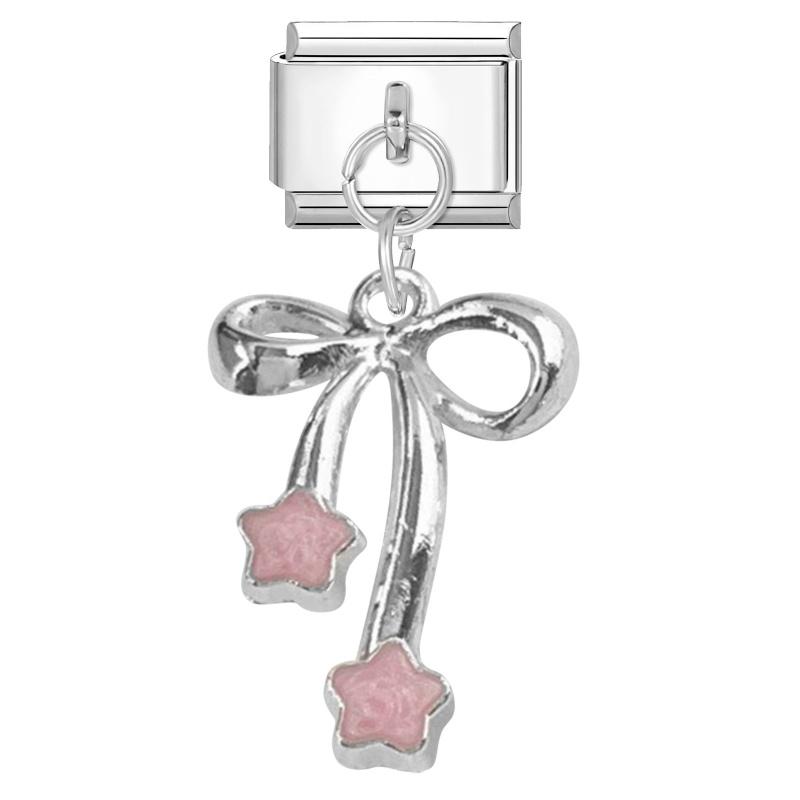New Shiny Bow Knot Butterfly Moon Star Zircon Pendant Italian Charm Link Fit 9MM Bracelet Stainless Steel Women Men DIY Making
New Shiny Bow Knot Butterfly Moon Star Zircon Pendant Italian Charm Link Fit 9MM Bracelet Stainless Steel Women Men DIY Making