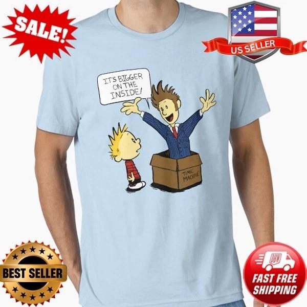 Calvin Hobbes Dr Who It s Bigger On The Inside T-Shirt S-5XL M
Calvin Hobbes Dr Who It s Bigger On The Inside T-Shirt S-5XL M