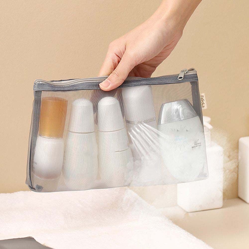 Convenient Necessary Fashion Mesh Travel Cosmetic Cases Storage Bag Lipstick Bag Makeup Bag S
Convenient Necessary Fashion Mesh Travel Cosmetic Cases Storage Bag Lipstick Bag Makeup Bag S