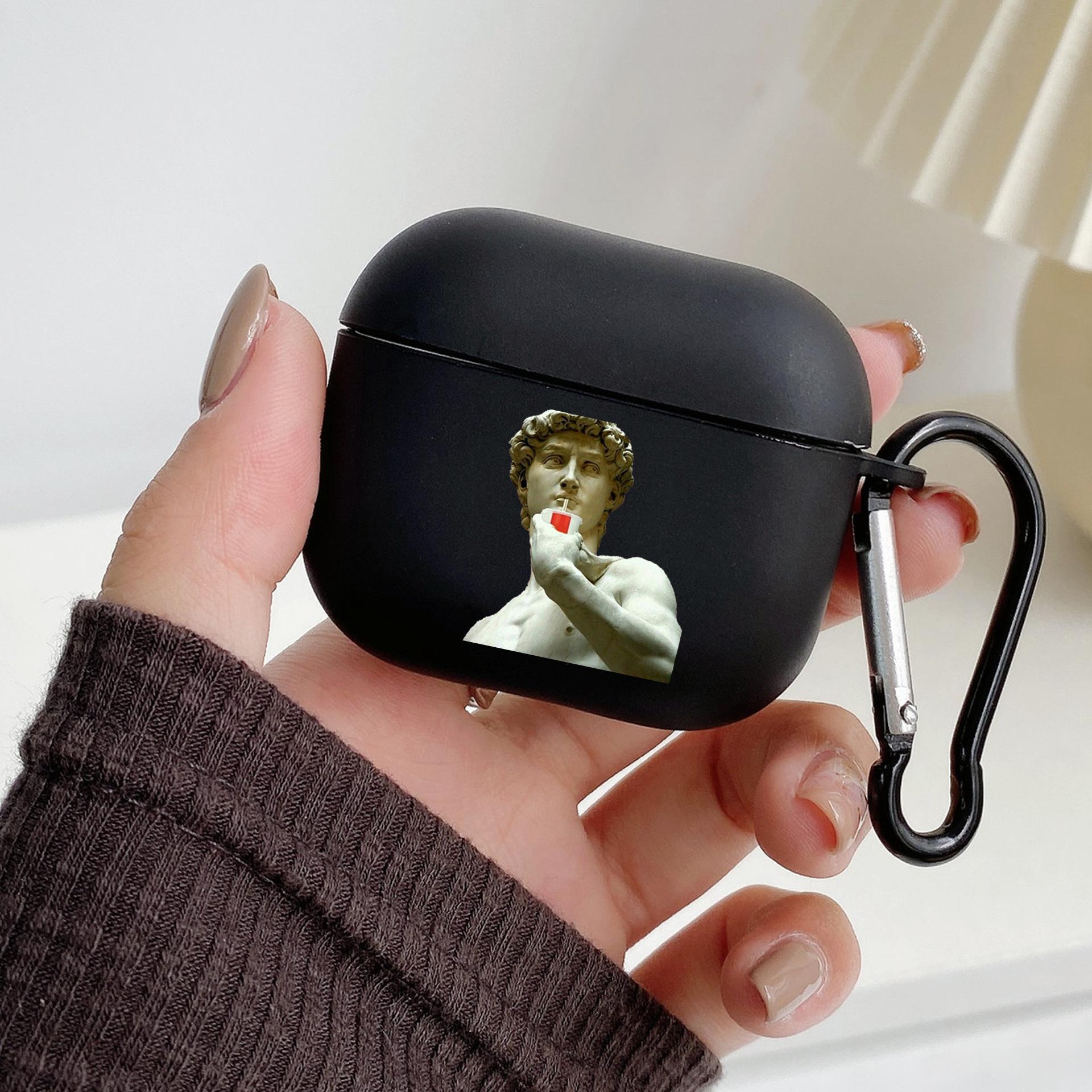 David Statue Abstract Art With Hook Case For AirPods 2 3 1 Cases For Apple AirPods Pro 2 Coque Black TPU Soft Earphone Cover Airpods pro
David Statue Abstract Art With Hook Case For AirPods 2 3 1 Cases For Apple AirPods Pro 2 Coque Black TPU Soft Earphone Cover Airpods pro