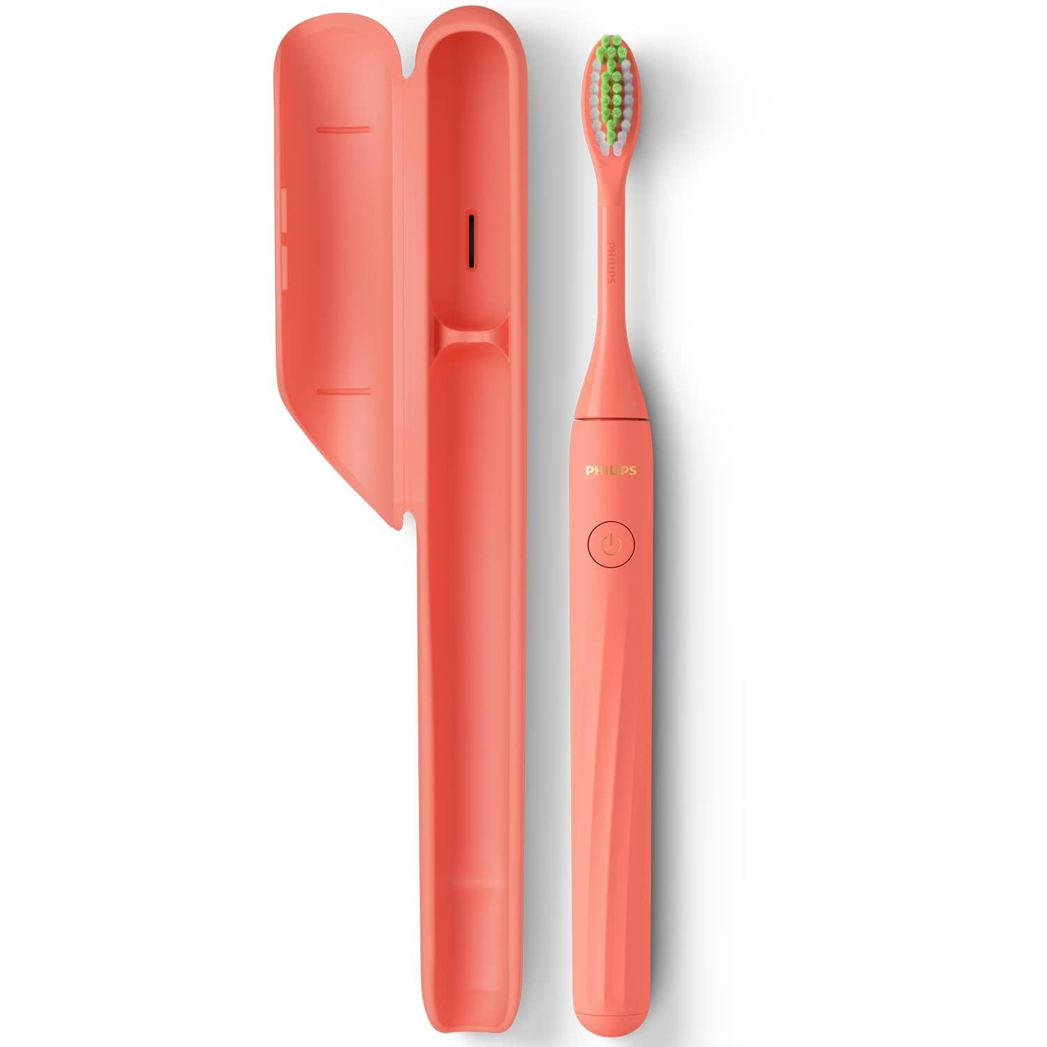 Электрическая зубная щетка Philips Sonicare Philips One компактная дорожная Coral (с корпусом) HY1100/31
Электрическая зубная щетка Philips Sonicare Philips One компактная дорожная Coral (с корпусом) HY1100/31