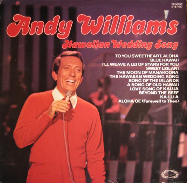 LP Record ANDY WILLIAMS Hawaiian Wedding Song SHM869 Hallmark Record UK Jazz Used
LP Record ANDY WILLIAMS Hawaiian Wedding Song SHM869 Hallmark Record UK Jazz Used