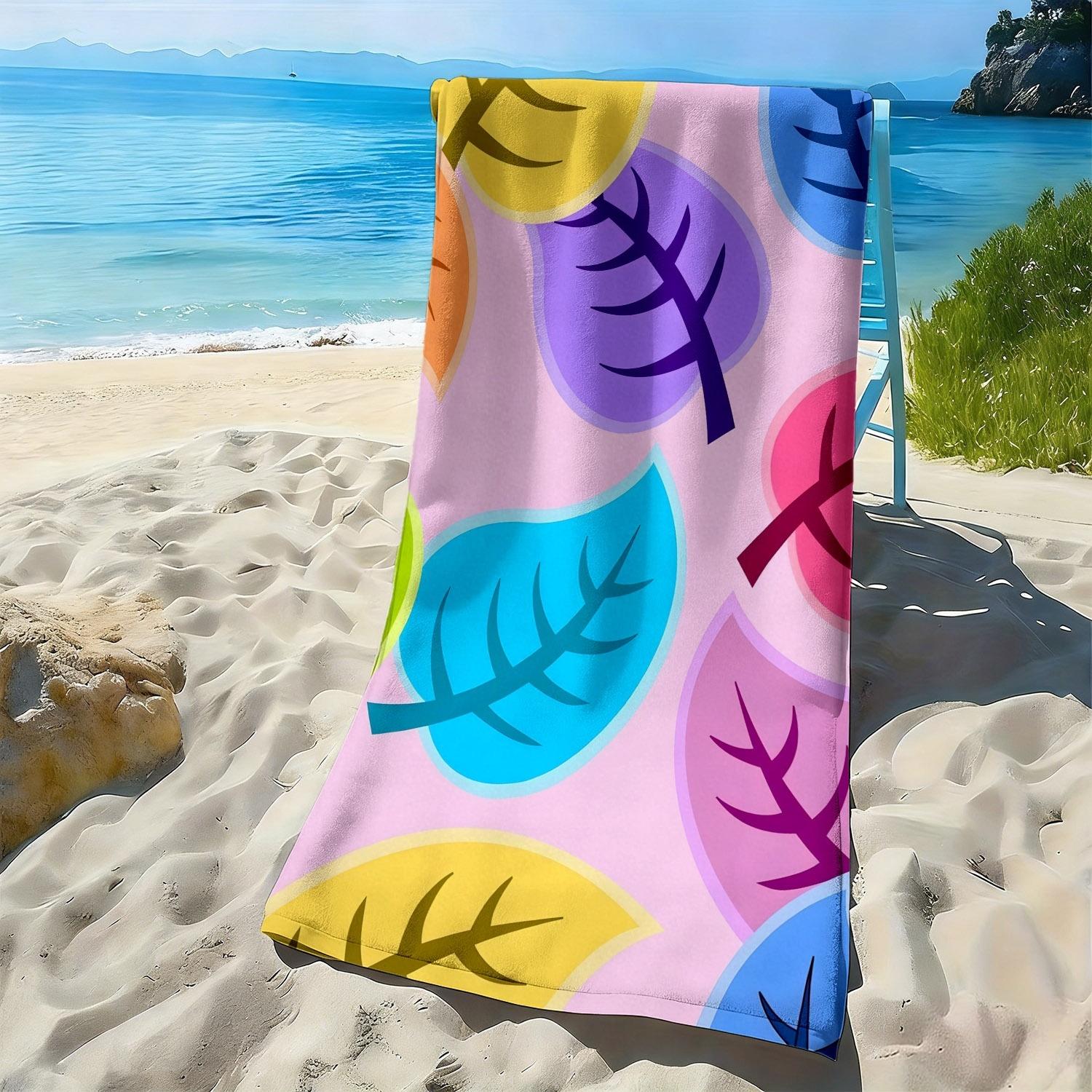 Colorful leaves with fresh patterns polyester microfiber beach towel is highly absorbent suitable for swimming and beach outings W40*H60(CM)
Colorful leaves with fresh patterns polyester microfiber beach towel is highly absorbent suitable for swimming and beach outings W40*H60(CM)