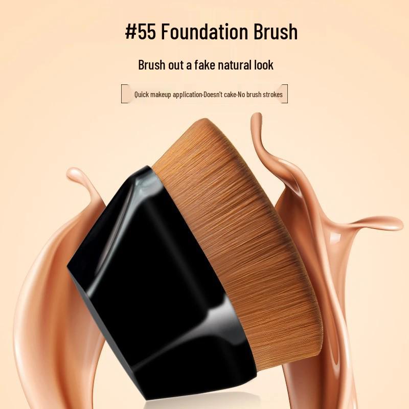 Magic Foundation Brush No. 55: Seamless, Soft Bristles, Non-Absorbing, Non-Shedding, Gentle, Portable Makeup Tool Brush.
Magic Foundation Brush No. 55: Seamless, Soft Bristles, Non-Absorbing, Non-Shedding, Gentle, Portable Makeup Tool Brush.