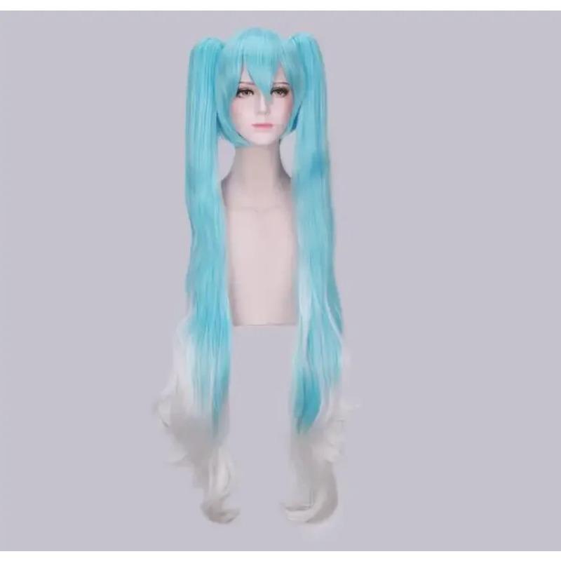Аниме комикс Vocaloid Snow Miku светло-голубой градиентный парик для ролевых игр, длинные волосы с зажимом для хвостиков, костюм 117-120cm небесно-голубой
Аниме комикс Vocaloid Snow Miku светло-голубой градиентный парик для ролевых игр, длинные волосы с зажимом для хвостиков, костюм 117-120cm небесно-голубой
