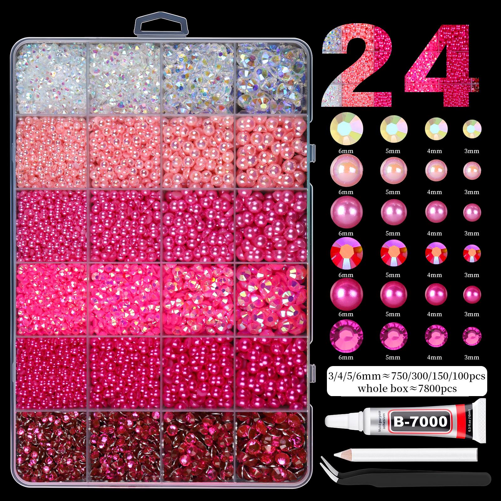 24Grids Box Mixed Resin Pearl Bow Mini Floral Nail Art Decorations 3D Acrylic Charms Kawaii Nail Charms Gems DIY Manicure Tools
24Grids Box Mixed Resin Pearl Bow Mini Floral Nail Art Decorations 3D Acrylic Charms Kawaii Nail Charms Gems DIY Manicure Tools