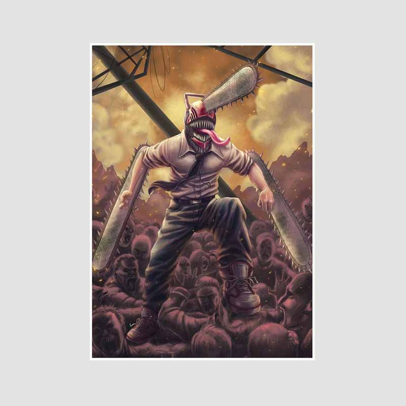 Японське аніме Chainsaw Man Poster Естетичні ретро білі паперові постери Настінні принти Домашній декор Вітальня Бар Оформлення Художній живопис Подарунки 42x30cm
Японське аніме Chainsaw Man Poster Естетичні ретро білі паперові постери Настінні принти Домашній декор Вітальня Бар Оформлення Художній живопис Подарунки 42x30cm