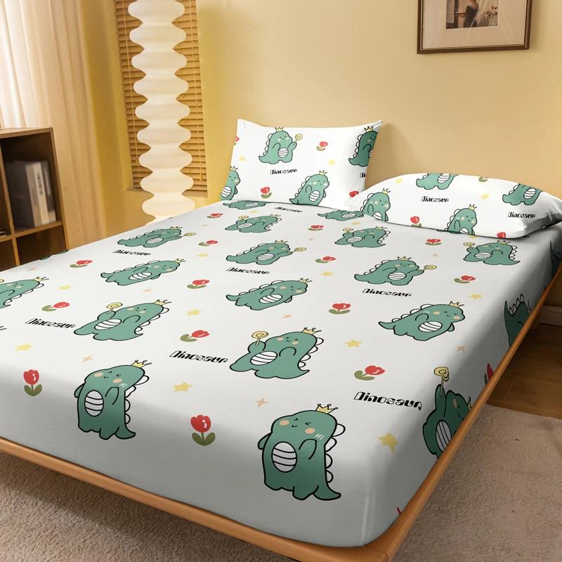 1 Cartoon Cute Animal Dinosaur Printed Matte Fitted Sheet, Bedroom Printed Bed Cover, Bedding (Excluding Pillowcases) 71x132cm
1 Cartoon Cute Animal Dinosaur Printed Matte Fitted Sheet, Bedroom Printed Bed Cover, Bedding (Excluding Pillowcases) 71x132cm