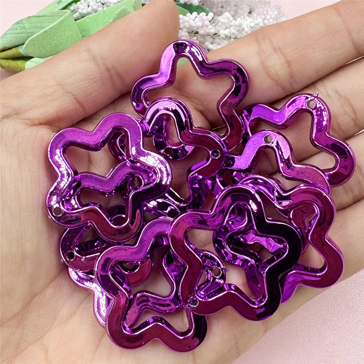 Бусины россыпью 10 шт DIY ювелирные аксессуары мода акриловая звезда кулон УФ-цветное покрытие для ожерелья серьги изготовление 30 мм фиолетовый
Бусины россыпью 10 шт DIY ювелирные аксессуары мода акриловая звезда кулон УФ-цветное покрытие для ожерелья серьги изготовление 30 мм фиолетовый