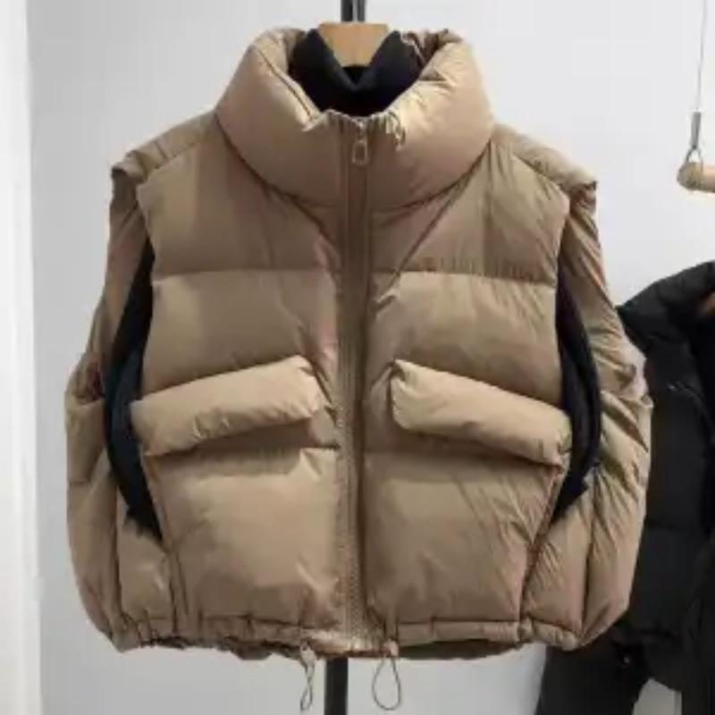 Женский новый модный жилет Осень-Зима 2025 Пуховый Хлопковый Воротник-стойка Однотонный Без рукавов Жилет-куртка M хаки
Женский новый модный жилет Осень-Зима 2025 Пуховый Хлопковый Воротник-стойка Однотонный Без рукавов Жилет-куртка M хаки
