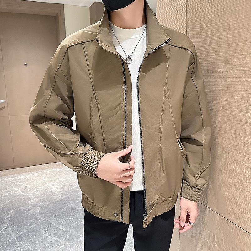 Новая весенняя куртка Куртка Мужская Стойка Воротник Одежда Модный Мужской Топ Черная Кожа Розовый Фиолетовый 4XL (180-97.5 kg) зеленые хаки
Новая весенняя куртка Куртка Мужская Стойка Воротник Одежда Модный Мужской Топ Черная Кожа Розовый Фиолетовый 4XL (180-97.5 kg) зеленые хаки
