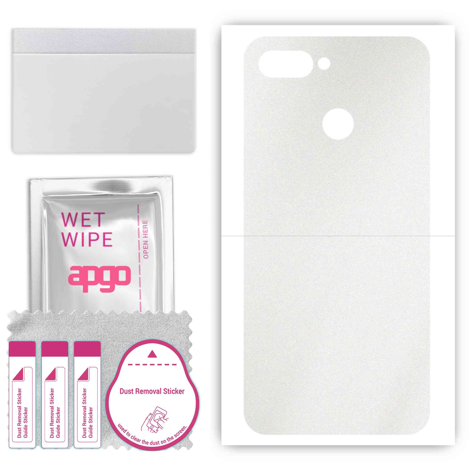 apgo Protective Skin Sticker for the back compatible with Oppo A11k, Wrap Film, Foil, Vinyl - Pattern Matte Transparent
apgo Protective Skin Sticker for the back compatible with Oppo A11k, Wrap Film, Foil, Vinyl - Pattern Matte Transparent