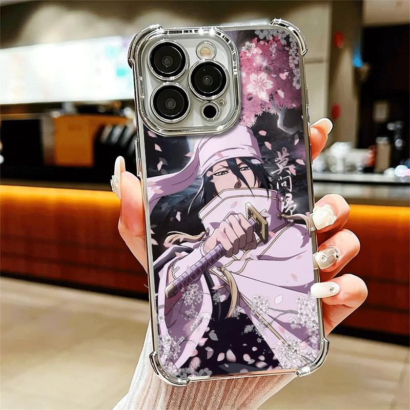 Bleach Kuchiki Byakuya Plating Phone Case For Iphone 16 17 Pro Max Air 16E 14 15 Plus 12 13 Mini Anti-Fall Airabag Cover iPhone 16 Pro Max
Bleach Kuchiki Byakuya Plating Phone Case For Iphone 16 17 Pro Max Air 16E 14 15 Plus 12 13 Mini Anti-Fall Airabag Cover iPhone 16 Pro Max