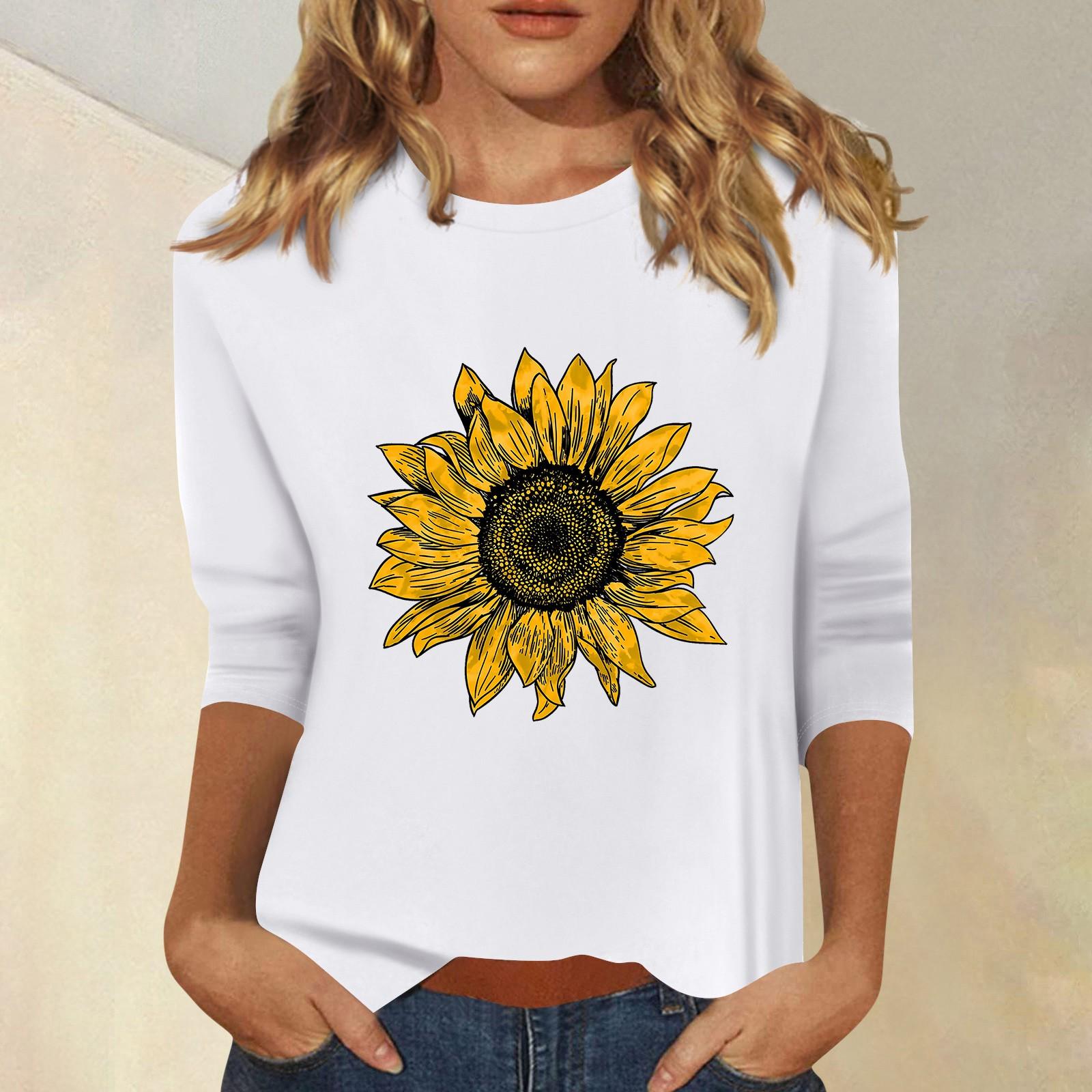 Женская мода повседневный принтованный топ с семью рукавами и круглым вырезом L белый
Женская мода повседневный принтованный топ с семью рукавами и круглым вырезом L белый