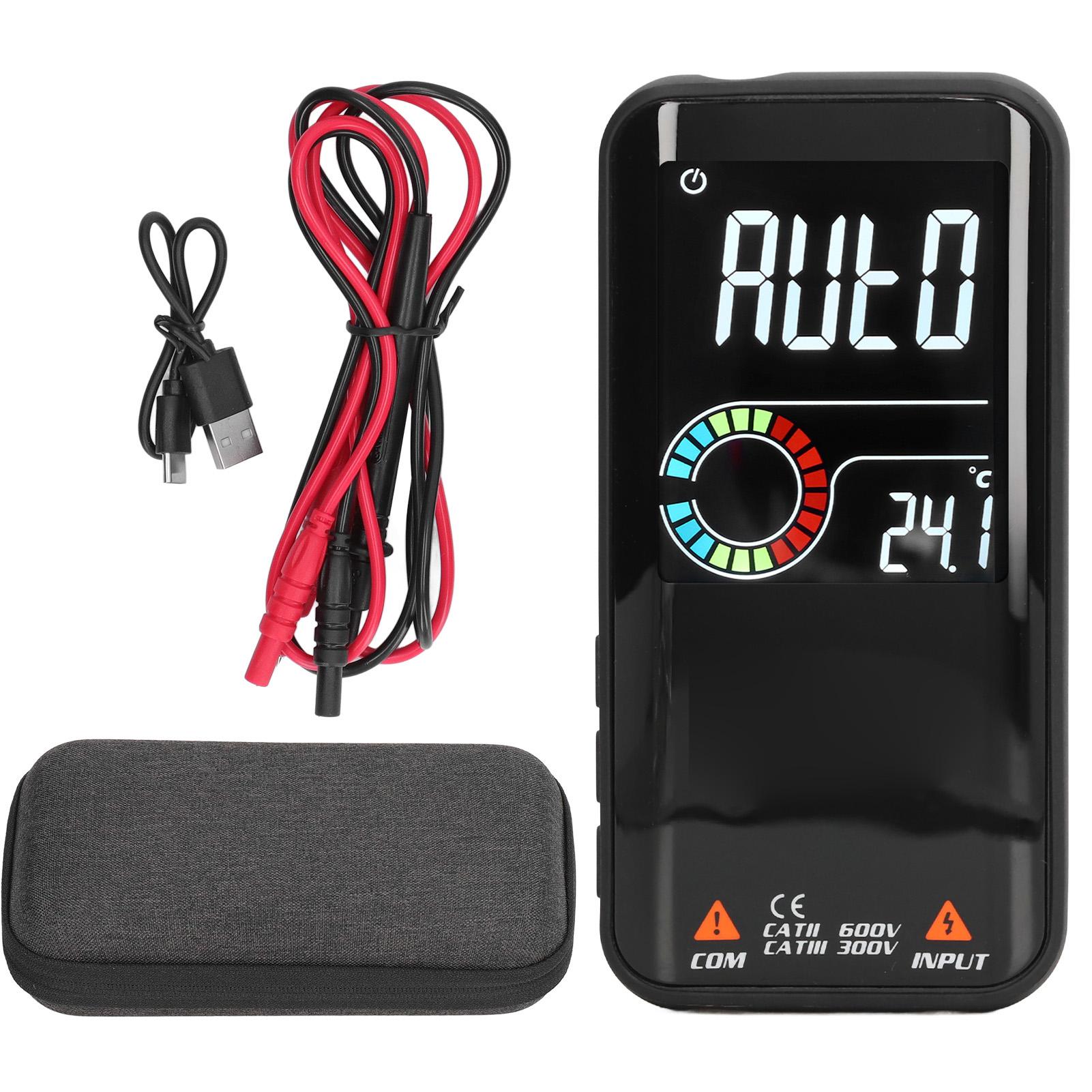 Color LCD Multimeter Rechargeable Digital Multimeter Auto Ranging High Accuracy AC Voltage Meter with Color LCD Screen
Color LCD Multimeter Rechargeable Digital Multimeter Auto Ranging High Accuracy AC Voltage Meter with Color LCD Screen