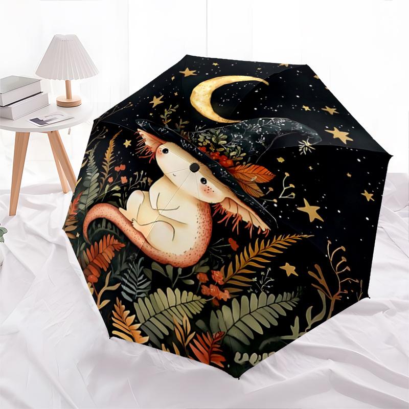 1pc Axolotl Art Gift Halloween Cartoon Umbrella, Portable 3-Fold Compact Umbrella, Suitable for Camping, Hiking and Travel, Ideal Easter Birthday
1pc Axolotl Art Gift Halloween Cartoon Umbrella, Portable 3-Fold Compact Umbrella, Suitable for Camping, Hiking and Travel, Ideal Easter Birthday
