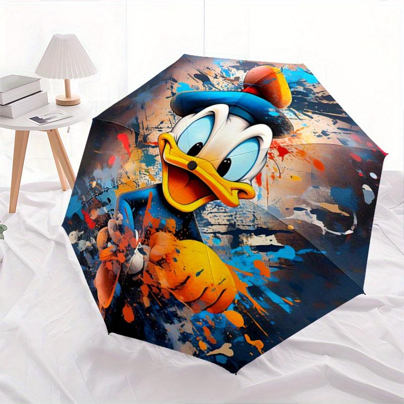 1pc Graffiti Donald Duck Cartoon Design Automatic Opening and Closing Umbrella, Lightweight 3-Fold, With Cute Cartoon Characters, Suitable f
1pc Graffiti Donald Duck Cartoon Design Automatic Opening and Closing Umbrella, Lightweight 3-Fold, With Cute Cartoon Characters, Suitable f