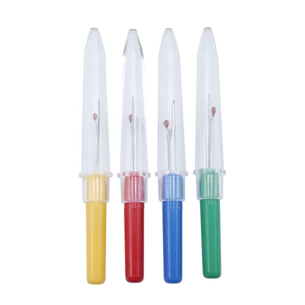 4 Pcs Stitch Remover With Plastic Handle Craft Thread Cutter Cross Seam Ripper Pointed Thread Remover DIY Needlework Sewing Tool
4 Pcs Stitch Remover With Plastic Handle Craft Thread Cutter Cross Seam Ripper Pointed Thread Remover DIY Needlework Sewing Tool